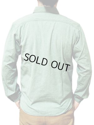 画像2: 【 Pherrow's（フェローズ） 】 撚り杢シャンブレーワークシャツ 再入荷！