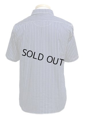 画像2: 【 SUGAR CANE（シュガーケン） 】 【 8.5oz. 】 半袖ウォバッシュストライプワークシャツ WABASH STRIPE S/S WORK SHIRT [ FICTION ROMANCE ] 再入荷！