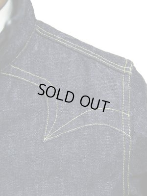 画像6: 【 SAMURAI JEANS（サムライジーンズ） 】 【 10oz. 】 刀耳セルビッチデニムウエスタンシャツ [ カモメ ] 再入荷！