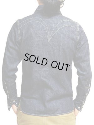 画像2: 【 SAMURAI JEANS（サムライジーンズ） 】 【 10oz. 】 刀耳セルビッチデニムウエスタンシャツ [ カモメ ] 再入荷！