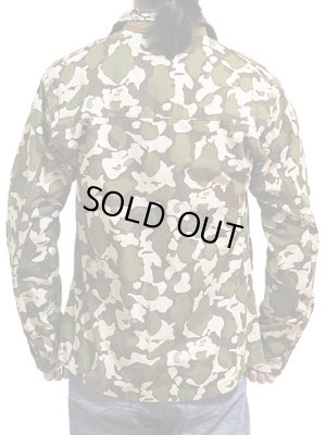 画像2: 【 SUGAR CANE×Mister Freedom（シュガーケン×ミスターフリーダム） 】 【 7.8oz. 】HBT EXPERIMENTAL CAMO EVAC JACKET [ SAIGON COWBOY ]