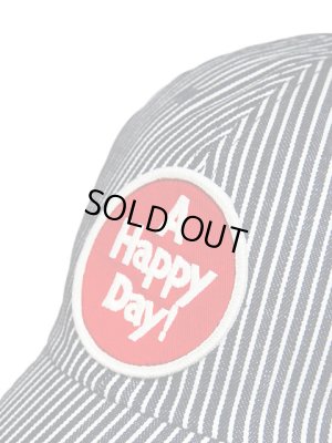 画像2: 【 UES（ウエス） 】 ヒッコリーキャップ [ A HAPPY DAY！ ] 再入荷！