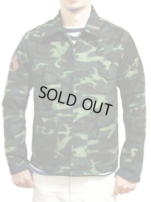 画像2: 【 TAILOR TOYO×Mister Freedom（テーラー東洋×ミスターフリーダム） 】 【 10oz. 】 DENIM × ERDL CAMO VIET-NAM “PARTY” JACKET [ SAIGON COWBOY ]