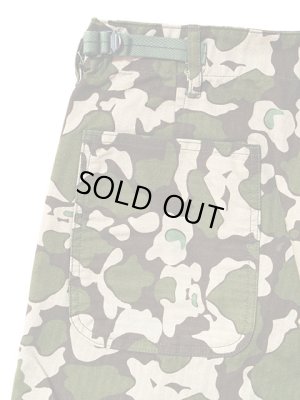 画像4: 【 SUGAR CANE×Mister Freedom（シュガーケン×ミスターフリーダム） 】 【 7.8oz. 】HBT EXPERIMENTAL CAMO UTILITY PANTS [ SAIGON COWBOY ]
