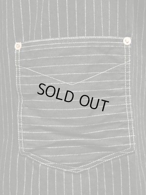 画像6: 【 Pherrow's（フェローズ） 】 ウォバッシュストライプカバーオール [ BLACK WABASH ] [ 1920 MODEL ] 