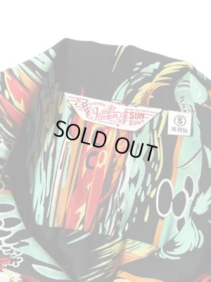 画像8: 【 SUN SURF×Mister Freedom（サンサーフ×ミスターフリーダム） 】 COTTON/RAYON ROCK'N ROLL SHIRT “Action Packed”