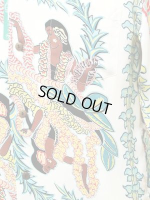 画像4: 【 SUN SURF（サンサーフ） 】 長袖アロハシャツ [ HULA LEIS ]