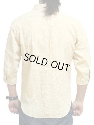 画像2: 【 Pherrow's（フェローズ） 】 七分袖シャンブレーボタンダウンシャツ