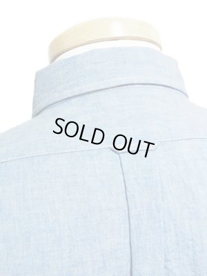 画像4: 【 Pherrow's（フェローズ） 】 七分袖コットンリネンシャンブレーボタンダウンシャツ 再入荷！