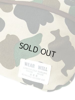 画像2: 【 UES（ウエス） 】 オリジナルウエストバッグ [ カモフラージュ ] 再入荷！