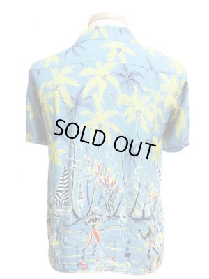 画像2: 【 SUN SURF（サンサーフ） 】 半袖アロハシャツ [ TORCH FISHING ]