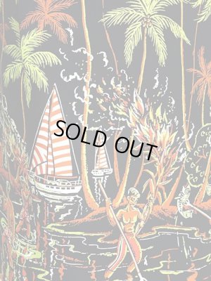 画像4: 【 SUN SURF（サンサーフ） 】 半袖アロハシャツ [ TORCH FISHING ]