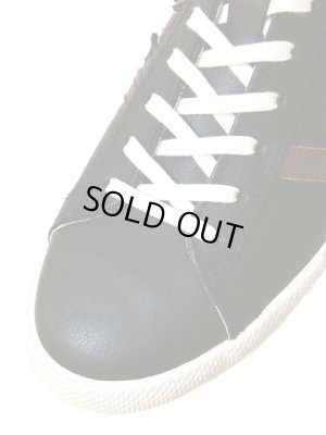 画像3: 【 サムライ自動車倶楽部 】 アイアンクロススニーカー [ 表革仕様 ] [ BLACK ]