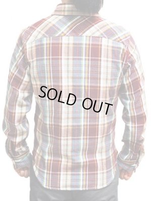 画像2: 【 UES（ウエス） 】 先染めヘビーチェックネルシャツ [ ワイン ] 再入荷！