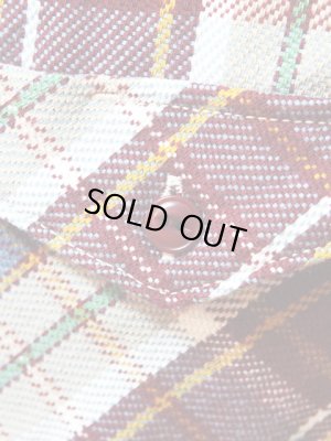 画像7: 【 UES（ウエス） 】 先染めヘビーチェックネルシャツ [ ワイン ] 再入荷！