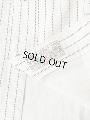 画像10: 【 SUGAR CANE（シュガーケン） 】  【 8.5oz. 】 WHITE WABASH STRIPE WORK SHIRTS [ FICTION ROMANCE ] 再入荷！