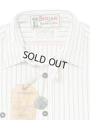 画像11: 【 SUGAR CANE（シュガーケン） 】  【 8.5oz. 】 WHITE WABASH STRIPE WORK SHIRTS [ FICTION ROMANCE ] 再入荷！