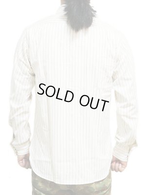 画像2: 【 SUGAR CANE（シュガーケン） 】  【 8.5oz. 】 WHITE WABASH STRIPE WORK SHIRTS [ FICTION ROMANCE ] 再入荷！