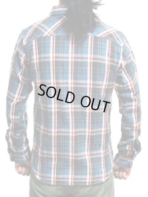 画像2: 【 UES（ウエス） 】 先染めヘビーチェックネルシャツ [ ブルー ] 再入荷！