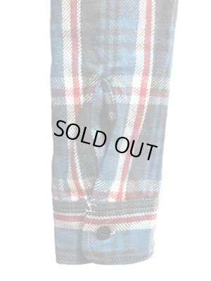 画像5: 【 UES（ウエス） 】 先染めヘビーチェックネルシャツ [ ブルー ] 再入荷！