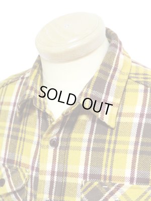 画像3: 【 UES（ウエス） 】 先染めヘビーチェックネルシャツ [ イエロー ] 再入荷！