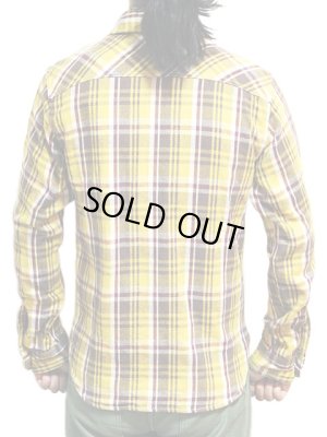 画像2: 【 UES（ウエス） 】 先染めヘビーチェックネルシャツ [ イエロー ] 再入荷！