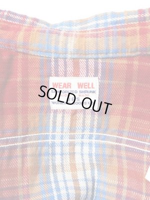 画像8: 【 UES（ウエス） 】 先染めスラブチェックネルシャツ [ RED ]