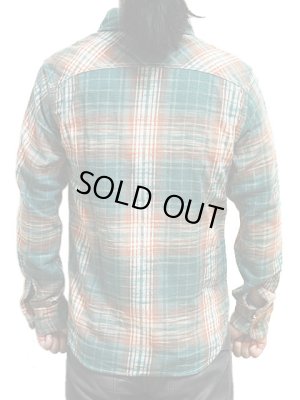 画像2: 【 UES（ウエス） 】 先染めスラブチェックネルシャツ [ GREEN ]