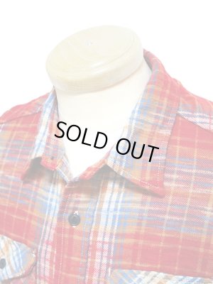 画像3: 【 UES（ウエス） 】 先染めスラブチェックネルシャツ [ RED ]