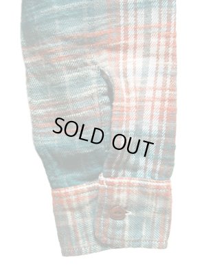 画像5: 【 UES（ウエス） 】 先染めスラブチェックネルシャツ [ GREEN ]