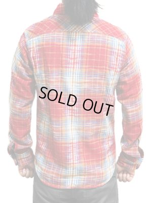 画像2: 【 UES（ウエス） 】 先染めスラブチェックネルシャツ [ RED ]