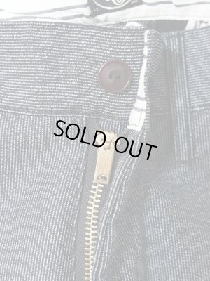 画像9: 【 SUGAR CANE（シュガーケン） 】 【 12.5oz. 】 COTTON PRINT MOLESKIN TROUSERS [ BLACK ] [ FICTION ROMANCE ]