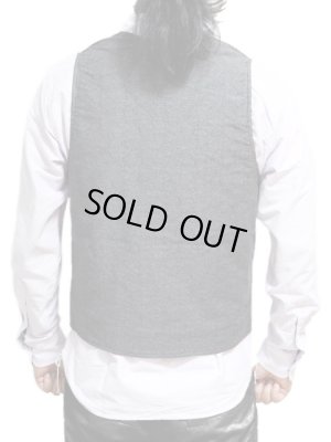 画像2: 【 Pherrow's（フェローズ） 】 ブラックウォバッシュストライプワークベスト