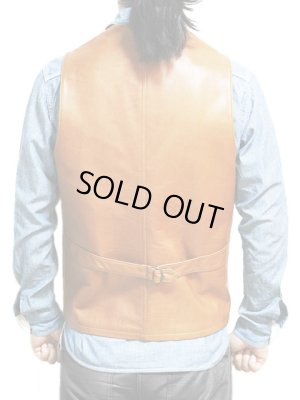 画像5: 【 LUA×Y'2 LEATHER 】 ルア別注 レザーワークベスト [ LV-01 ] 【 少量限定生産モデル 】