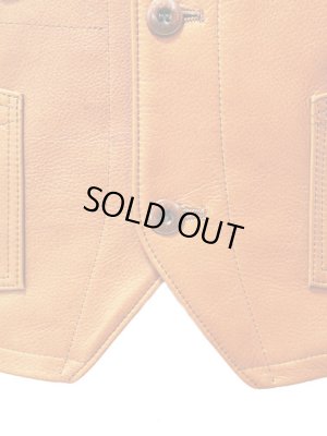 画像13: 【 LUA×Y'2 LEATHER 】 ルア別注 レザーワークベスト [ LV-01 ] 【 少量限定生産モデル 】
