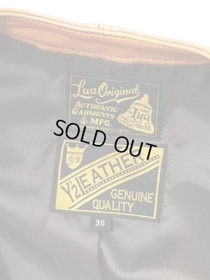 画像19: 【 LUA×Y'2 LEATHER 】 ルア別注 レザーワークベスト [ LV-01 ] 【 少量限定生産モデル 】