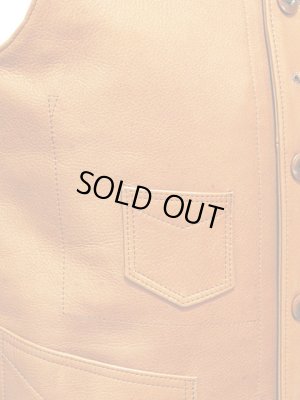 画像10: 【 LUA×Y'2 LEATHER 】 ルア別注 レザーワークベスト [ LV-01 ] 【 少量限定生産モデル 】