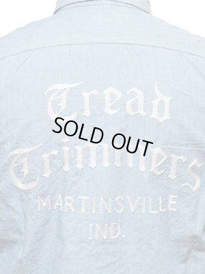 画像5: 【 Pherrow's（フェローズ） 】 カスタムシャンブレーワークシャツ [ TREAD TRIMMERS ]