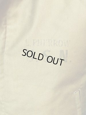 画像7: 【 Pherrow's（フェローズ） 】 カスタムN-1デッキジャケット [ SEA DIVILS OLIVE ]