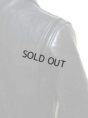 画像7: 【 Y'2 LEATHER（ワイツーレザー） 】 HVホースハイドシングルライダースジャケット [ 馬革 ] [ BLACK ]