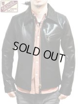 【 Y'2 LEATHER（ワイツーレザー） 】 HVホースハイドシングルライダースジャケット [ 馬革 ] [ BLACK ]