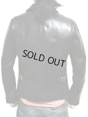 画像2: 【 Y'2 LEATHER（ワイツーレザー） 】 HVホースハイドシングルライダースジャケット [ 馬革 ] [ BLACK ]