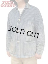 【 FULLCOUNT（フルカウント） 】　ウォバッシュカバーオール　[ Early 1900s Wabash Chore Jacket HW ] [ Used Wash ]