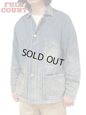 画像1: 【 FULLCOUNT（フルカウント） 】　ウォバッシュカバーオール　[ Early 1900s Wabash Chore Jacket HW ] [ Used Wash ]