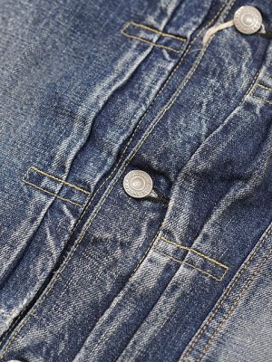 画像5: 【 FULLCOUNT（フルカウント） 】　【 13.7oz. 】 1st Type スカデニムジャケット　[ Souvenir Embroidery Type 1 Denim Jacket HW “More Than Real” ] [ Used Wash ]