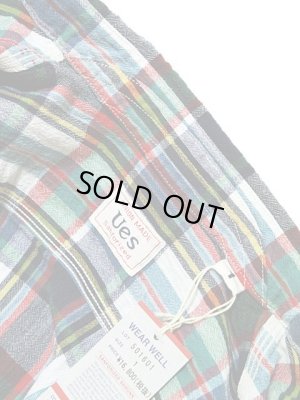 画像9: 【 UES（ウエス） 】 先染め追撚チェックワークシャツ