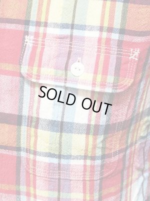 画像4: 【 UES（ウエス） 】 先染め追撚チェックワークシャツ