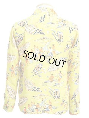 画像2: 【 SUN SURF（サンサーフ） 】 長袖アロハシャツ L/S HAWAIIAN SHIRT [ KAHILI HAWAII ]