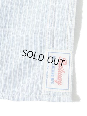 画像9: 【 UES（ウエス） 】 オリジナルインディゴストライプワークシャツ