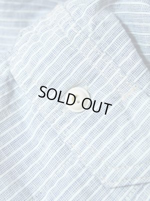 画像8: 【 UES（ウエス） 】 オリジナルインディゴストライプワークシャツ